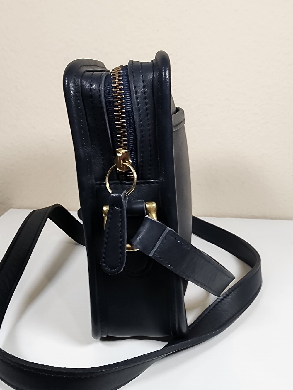 Vintage Coach Navy Kit Bag #9973 - Picture 9 of 12